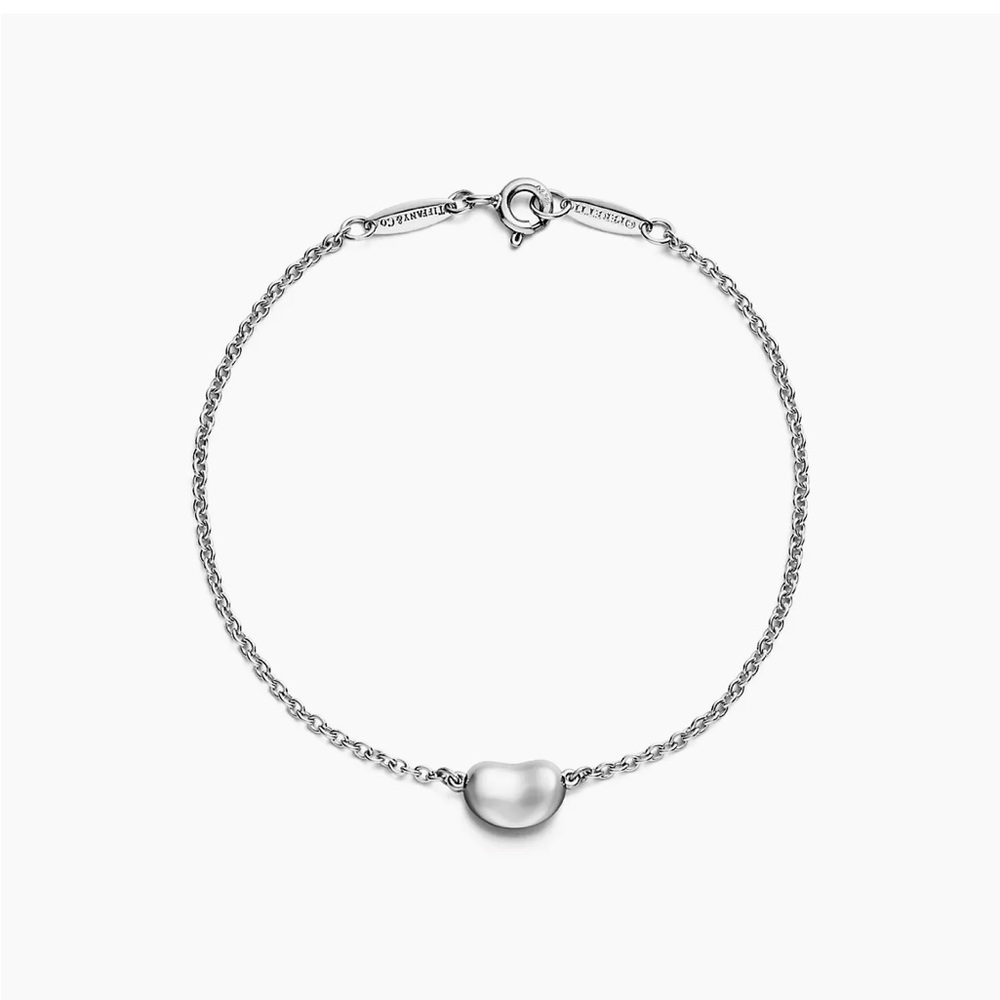 NWT Tiffany & Co Elsa Peretti Silver Bean Bracelet